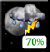 Tonight: Showers And Thunderstorms Likely then Chance Showers And Thunderstorms